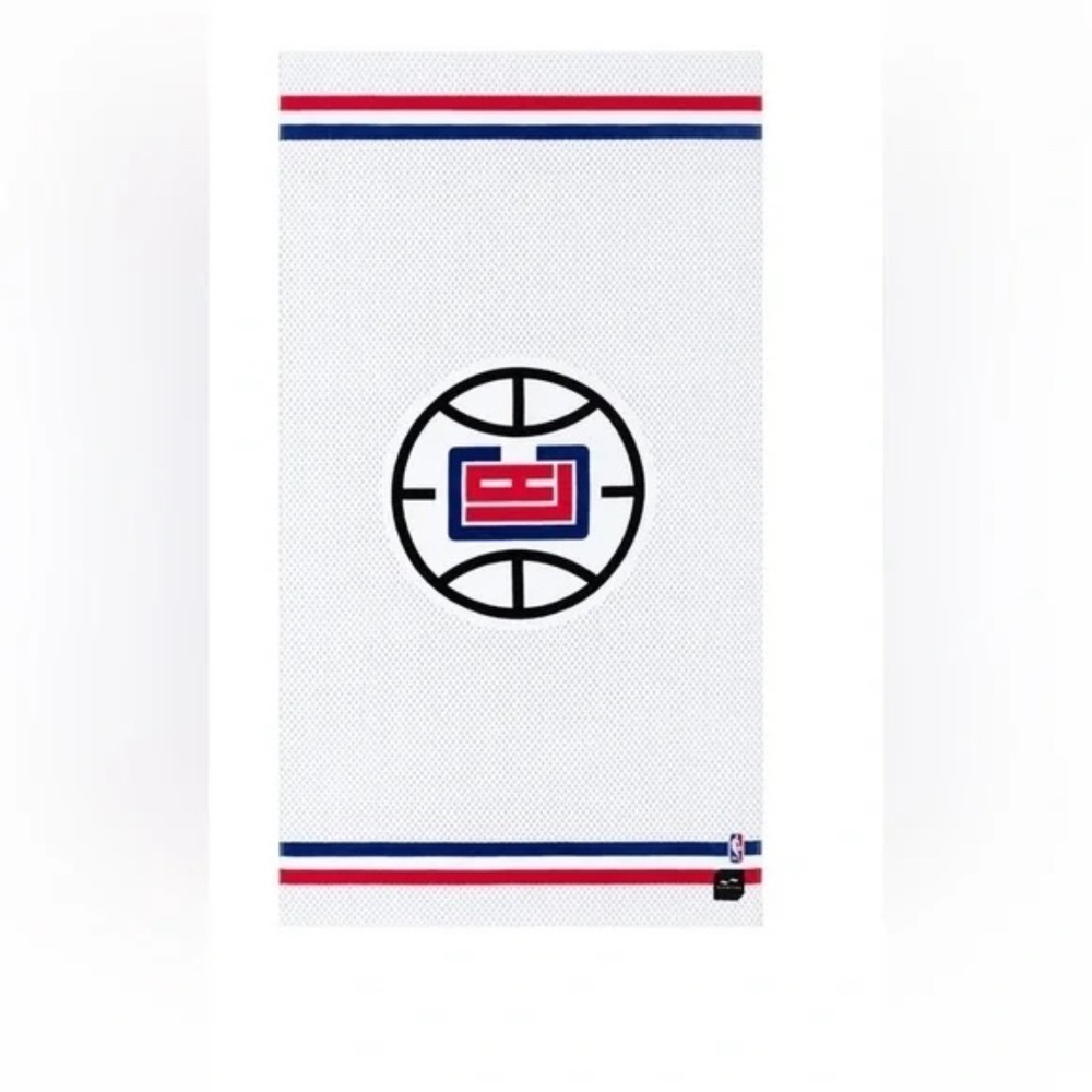 Slowtide NBA Los Angeles Clippers Jersey Quick Drying Travel Towel White